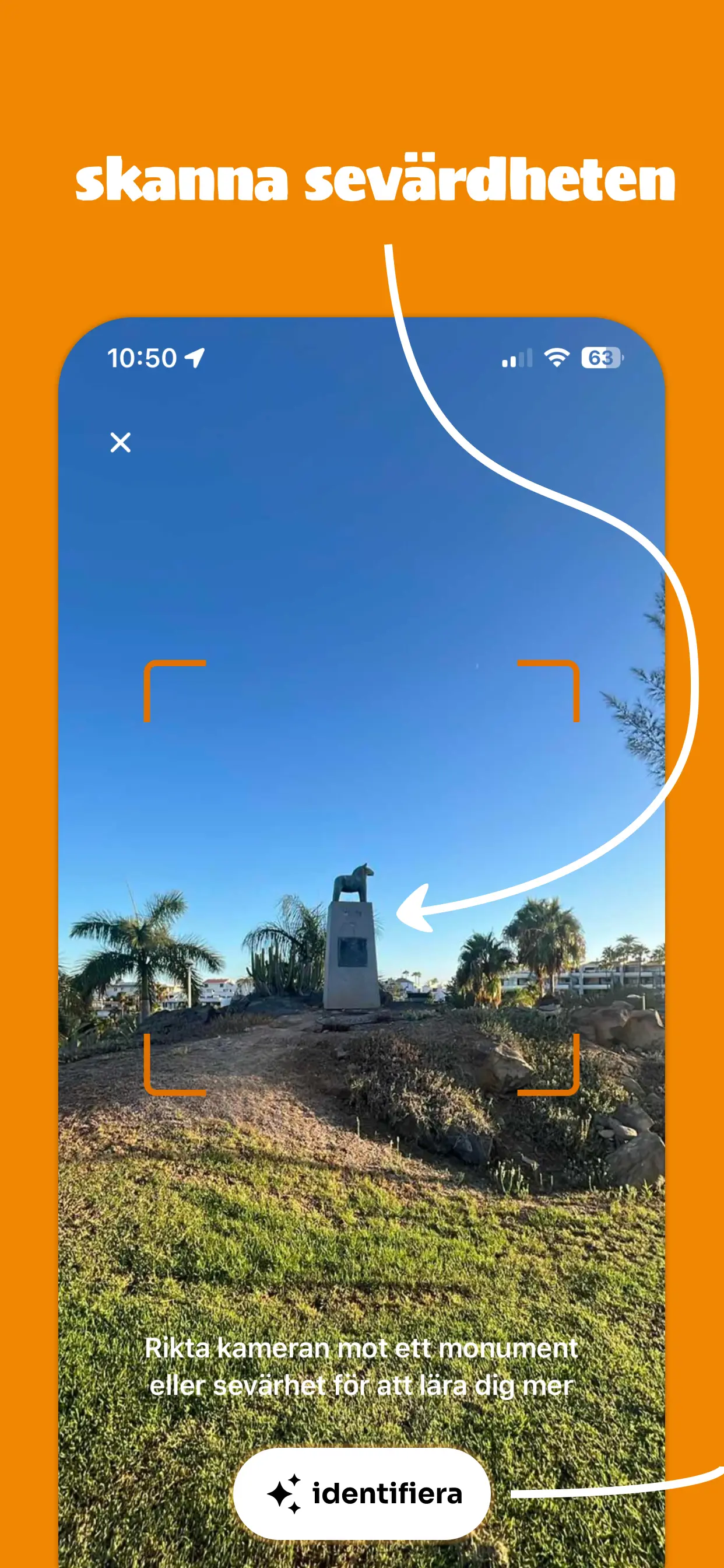 Skanna monument med kameran